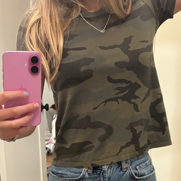 TNA Green Camouflage Short Sleeve Tee - Picture 4 of 4